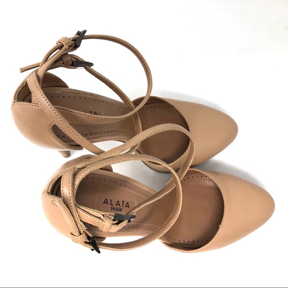 ✨Azzedine Alaïa✨ TO DIE FOR Nude Platform Heel 37 - Picture 5 of 8